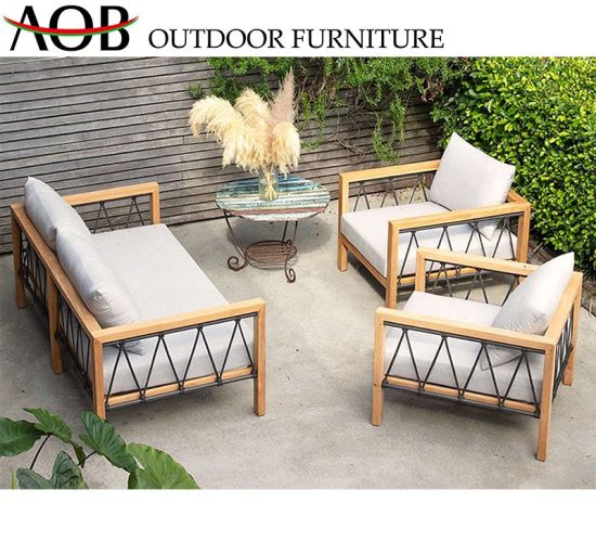 Chinese Modern Patio Outdoor Garden Furniture Aluminium Dining .