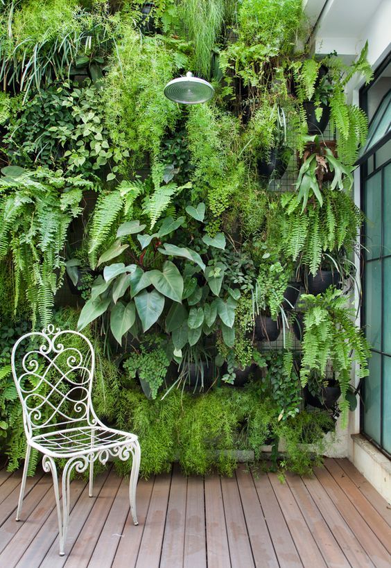 Check out some of our favorite wall garden ideas. | Vertical .