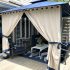 DIY Gazebo Curtains | Diy gazebo, Patio curtains, Patio shade d