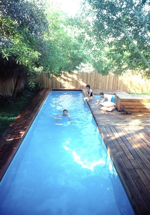 The Stevenson Projects Lap Pool & Spa | Small pool design, Diy in .