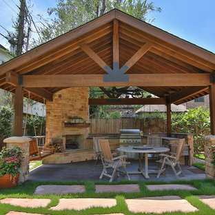 75 Beautiful Large Patio With A Gazebo Pictures & Ideas - August .