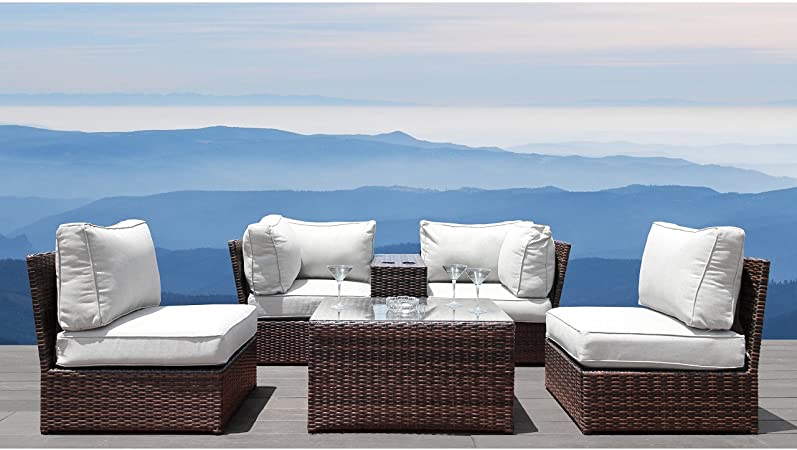 Amazon.com: Living Source International Luxury Patio Furniture Set .