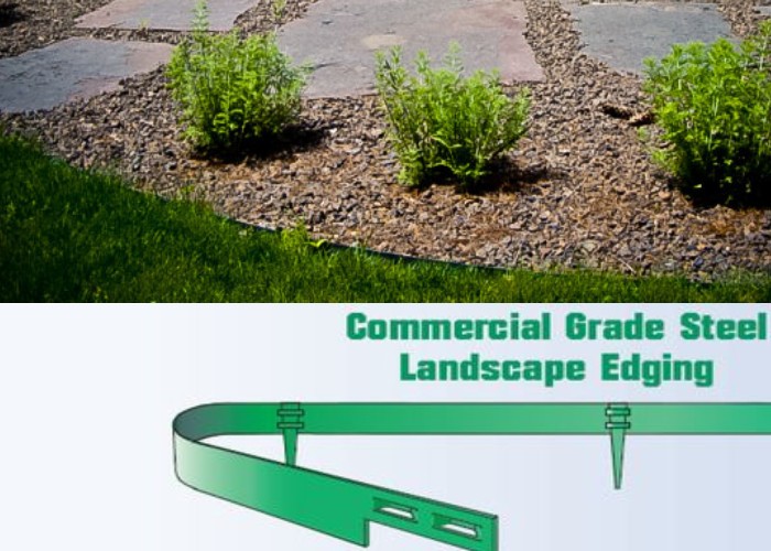 Metal Lawn Edging - Hoot Landscape and Design - Fort Way