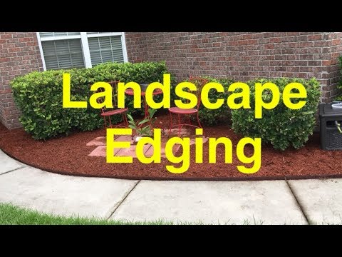 How To Install COL-MET Metal Landscape Edging - STOP Losing Mulch .