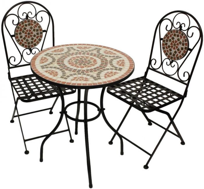 Woodside Mosaic Garden Table And Chair Set in 2020 | Small garden .
