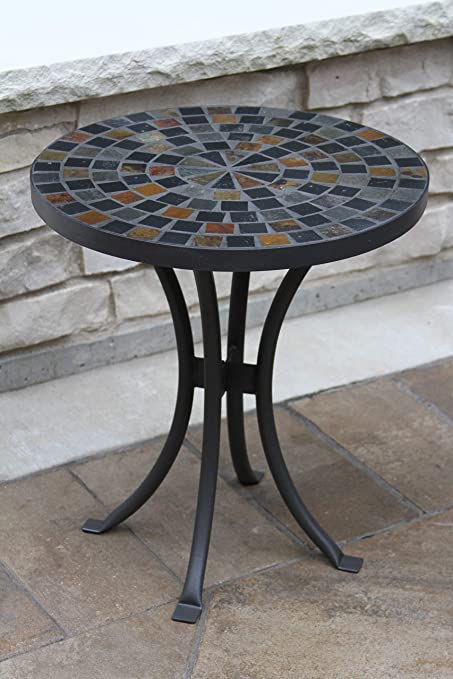 Amazon.com : Outdoor Interiors LLC 31625 Mosaic Side Table, 18 .