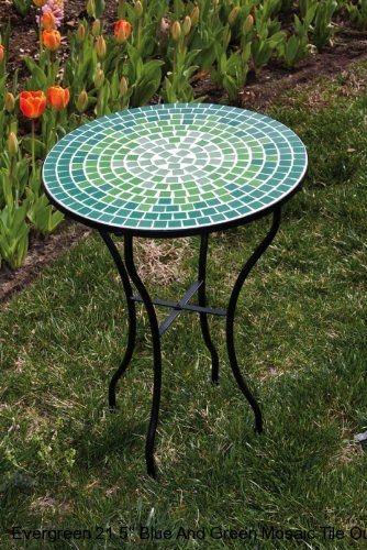 Mosaic Table ~ Picture | Cubiertas de mesa en mosaico, Diseños en .