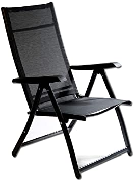 Amazon.com: Heavy Duty Durable Adjustable Reclining Folding Chair .