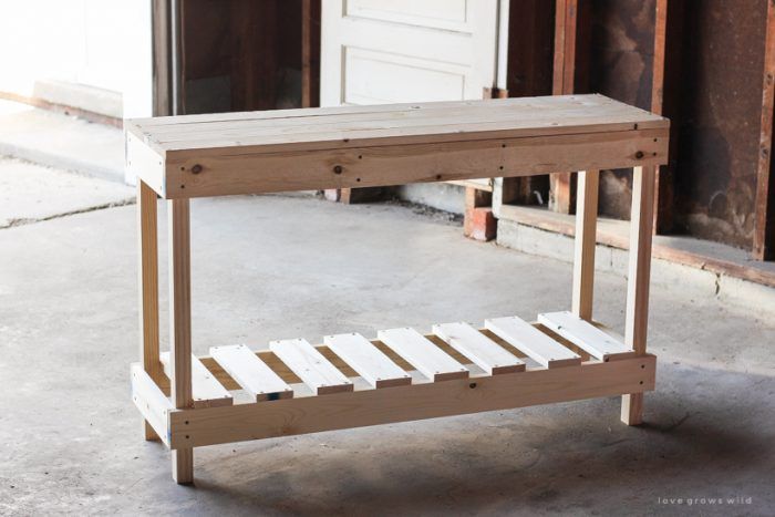 How to Build an Outdoor Console Table - Love Grows Wild | Outdoor .