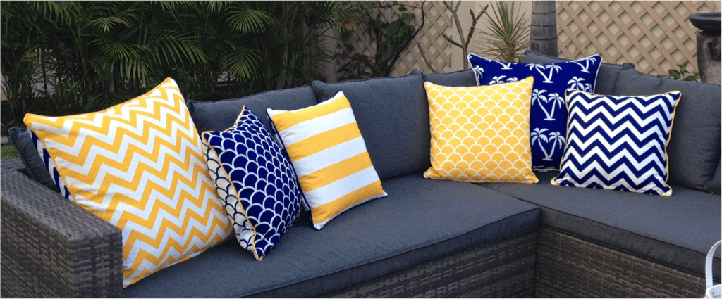 Outdoor cushions don't have to be high-maintenance: A welcome .