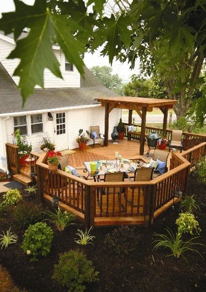 9 New Deck Ideas | Patio deck designs, Decks backyard, Deck .