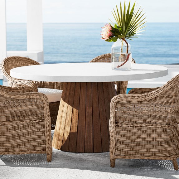 Balboa Outdoor Round Dining Table | Williams Sono