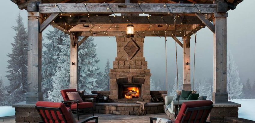 Outdoor Fireplace Design Ide