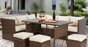 Amazon.com: U-MAX Patio Furniture Sets 7 Pieces Outdoor .