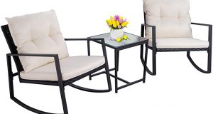 Amazon.com: Walsunny 3 Pieces Patio Set Outdoor Wicker Patio .