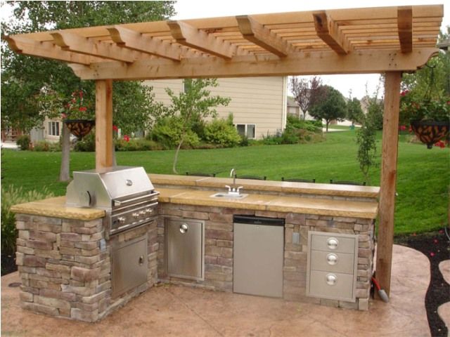 Simple Outdoor Kitchen Design Ideas | Small outdoor kitchens .
