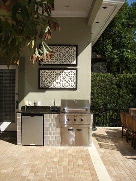 Palm Beach Home | Small outdoor kitchens, Outdoor kitchen design .