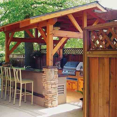 Outdoor Kitchen Designs with Roofs | 27 Beautiful Outdoor Kitchen .