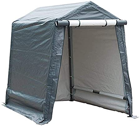 Amazon.com: Abba Patio Outdoor Storage Shelter with Rollup Door .