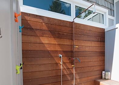 Add an Outdoor Shower to Your Pool Area - Woodfield Outdoo