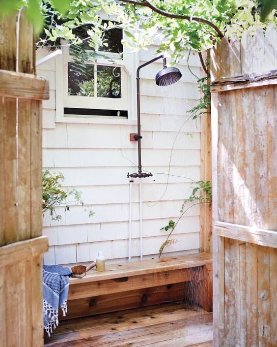 10 Refreshing Outdoor Shower Ideas and DIY Projects - Rhythm of .