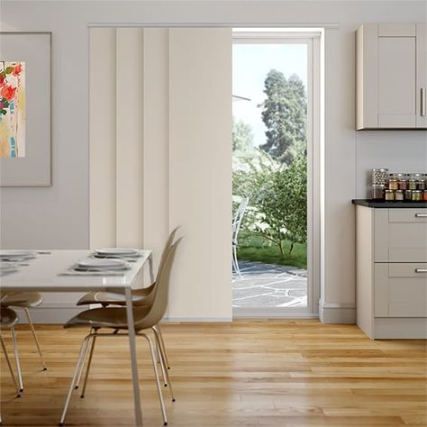 Serenity Cotton Panel Blind | Panel blinds, Contemporary decor .
