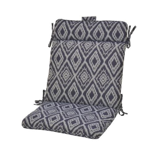 Backyard Creations™ Baltic Ikat Wrought Iron Patio Chair Cushions .