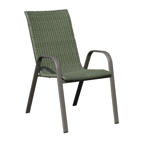 Backyard Creations® Larissa Wicker Stack Patio Chair at Menards