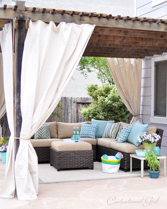 One Day Outdoor Room Makeover | Centsational Style | Outdoor .