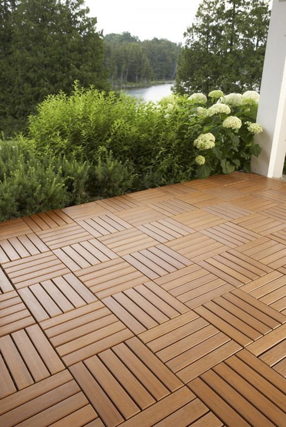 9 DIY Cool & Creative Patio Flooring Ideas • The Garden Glove .
