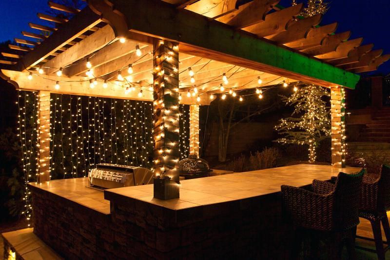Covered Patio Lights | Diy outdoor lighting, Outdoor lighting .