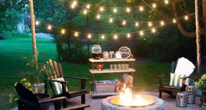 32 Backyard Lighting Ideas - How to Hang Outdoor String Ligh