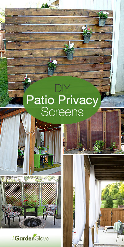 DIY Patio Privacy Screens • The Garden Glo
