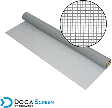 DocaScreen Standard Window Screen Roll – 72” x 100' Fiberglass .