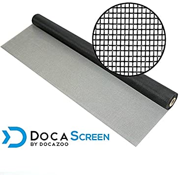 DocaScreen Standard Window Screen Roll – 96” x 100' Fiberglass .