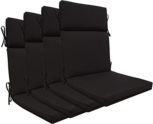 Amazon.com: BOSSIMA Indoor Outdoor High Back Chair Cushions .