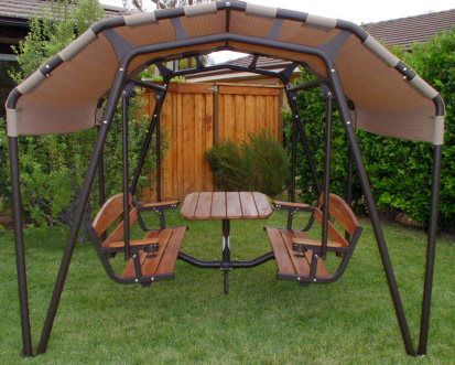 Pin by Moosie on For the Home | Patio swing set, Patio swing .
