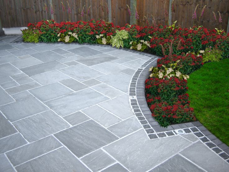 Image result for stone patio | Patio garden, Garden paving, Patio .