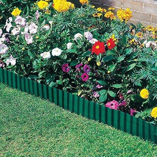 Shindak Plastic Small Lawn Edging, Garden Edging(12cm×6m) | Wi