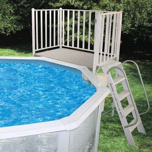 Free-Standing Pool Deck - Walmart.com | Swimming pool decks, Above .