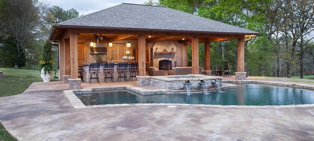 Pool House Designs - Jackson, MS … | Pool house designs, Backyard .
