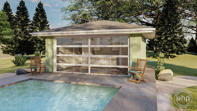 Pool House Plan | Alvara