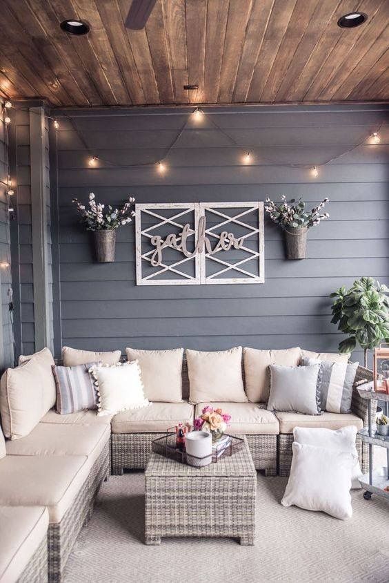 Screened in back porch ideas | Terrace decor, Home, Dec