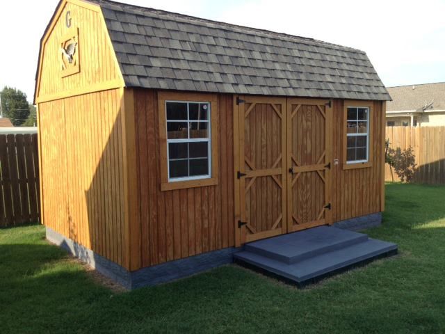 A customer added skirting to their Graceland Portable Building .