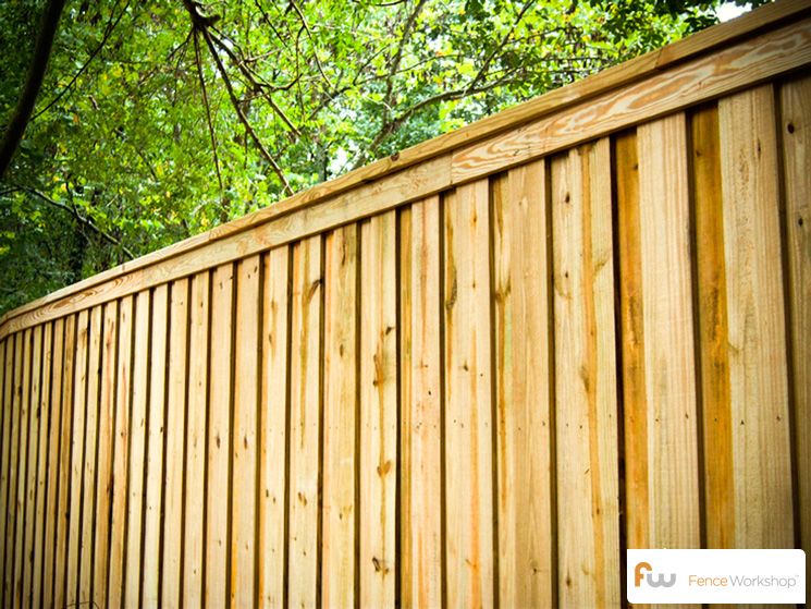 The Tillman™ Wood Privacy Fence | Pictures & Per Foot Pricing .
