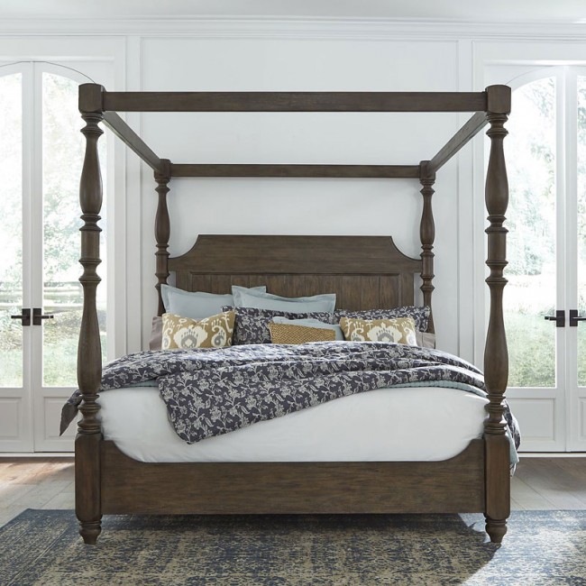 Homestead Canopy Bed (Queen) - 1StopBedroom