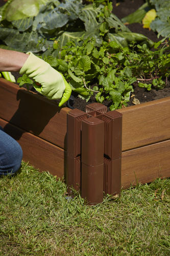 Master Mark Plastics® Brown Raised Garden Bed Starter Kit at Menards