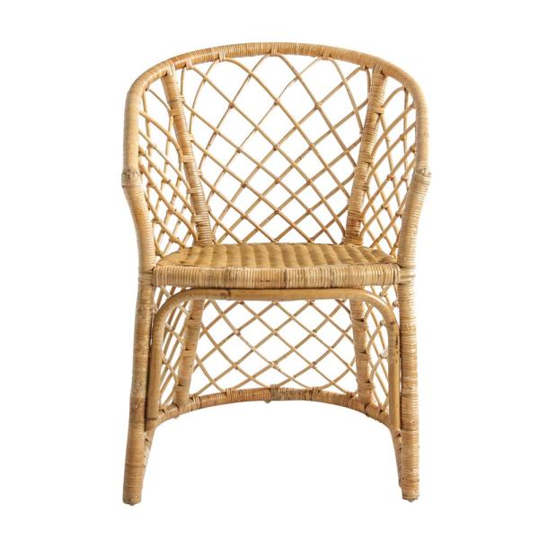 3R Studios Beige Handwoven Rattan Chair-DF1720 - The Home Dep