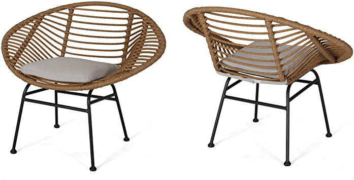 Amazon.com: Christopher Knight Home Aleah Indoor Woven Faux Rattan .