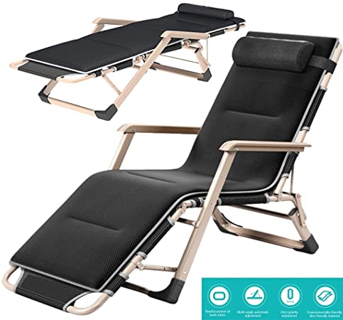 Amazon.com : Lounge Chairs/Reclining sunbed Folding sunbed Outdoor .